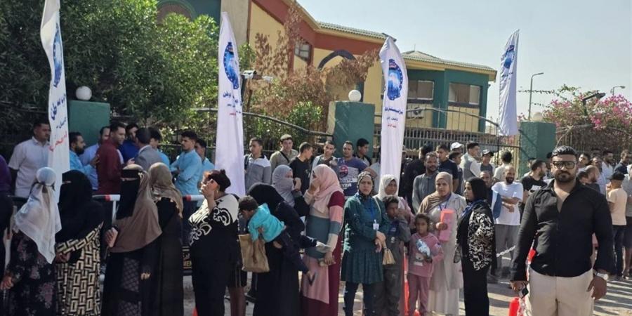 تواجد مكثف للعنصر النسائي بلجان انتخابات النواب بالشيخ زايد