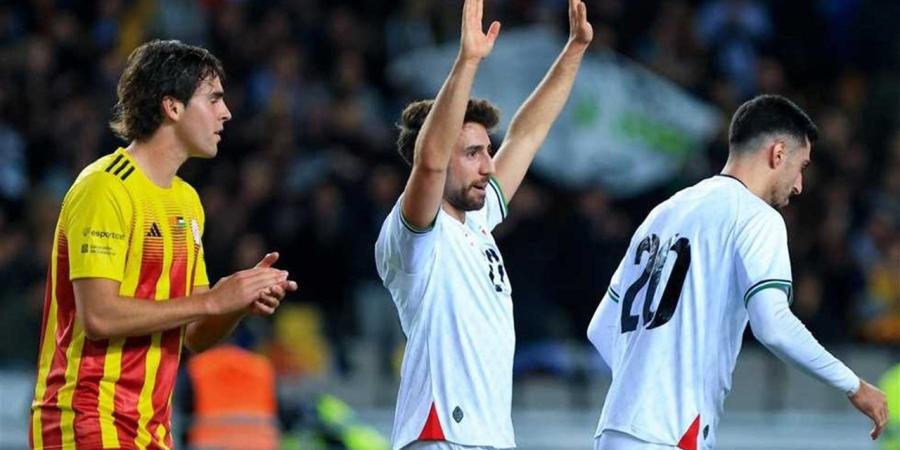 بمشاركة الدباغ وحمدان.. منتخب فلسطين يسقط أمام إقليم كاتالونيا بهدفين