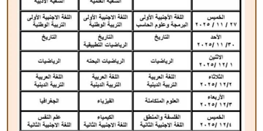تعليم القاهرة تعلن مقترح جداول امتحانات شهر نوفمبر لمراحل النقل