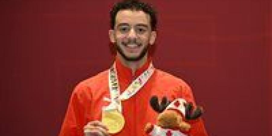 محمد السيد يتوج بذهبية كأس العالم لسيف المبارزة في كندا