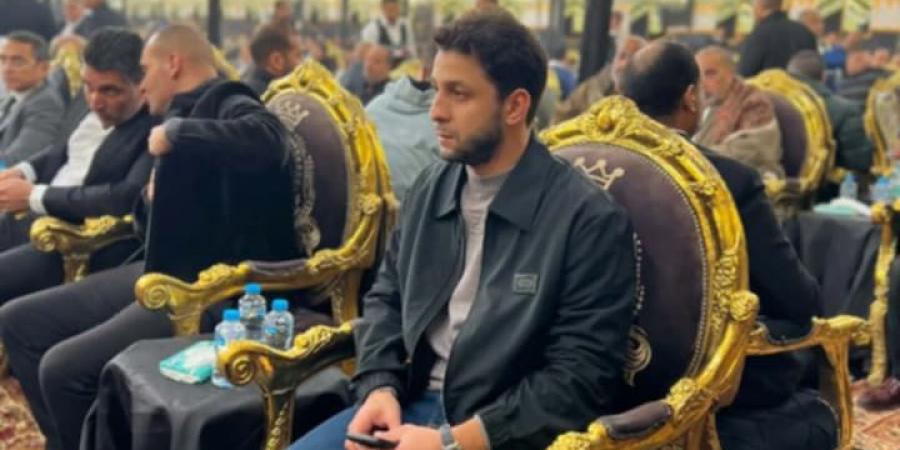 المستشار حنفي جبالي والنائب احمد عبدالجواد وشخصيات عامة في عزاء مرشح مستقبل وطن بحدائق القبة