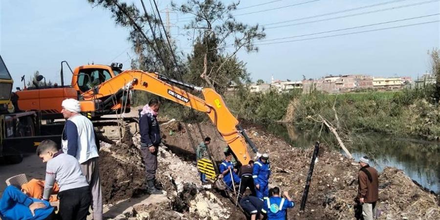 "مياه البحيرة": انتهاء صيانة خط طرد شبراخيت 600 مم قبل الموعد بثلاث ساعات