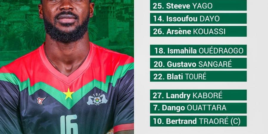 بلاتي توريه يقود منتخب بوركينا فاسو ضد غينيا الإستوائية بأمم أفريقيا 2025