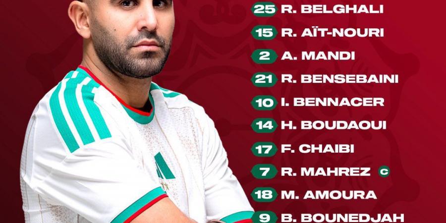 لوكا زيدان ومحرز يقودان الجزائر ضد السودان في الديربى العربي بأمم أفريقيا