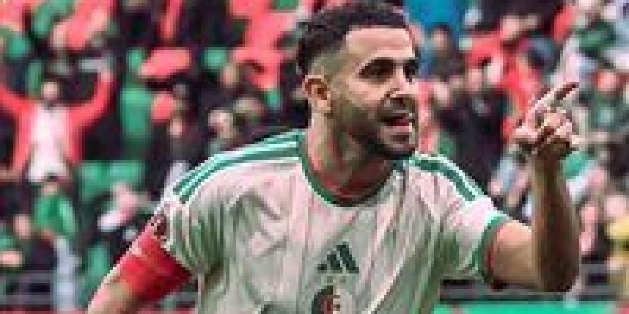 3 أرقام قياسية لرياض محرز بعد هدفه التاريخي في مرمى السودان بكأس أمم أفريقيا