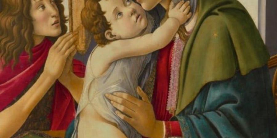 عرض لوحة العذراء والطفل للفنان ساندرو بوتيتشيلى للبيع