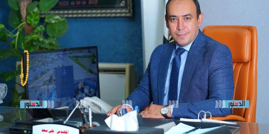 إصلاح كسر مفاجئ بماسورة مياه في النوبارية الجديدة