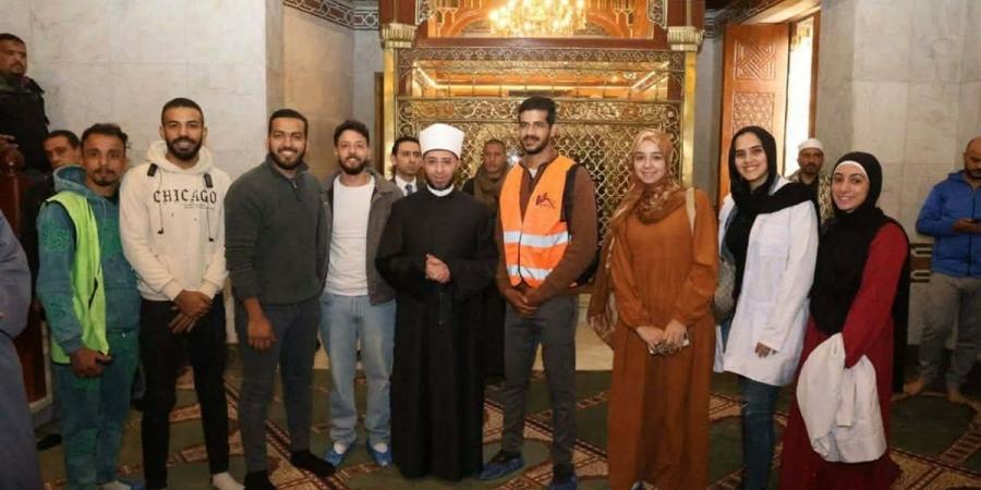 افتتاح مسجد ومقام السيدة عائشة بعد تطويره