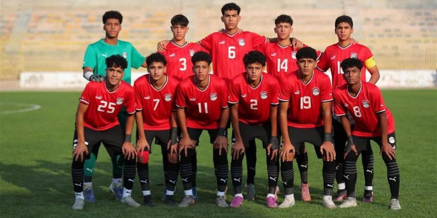 منتخب مصر للناشئين يتأخر بهدف أمام نظيره الليبي في الشوط الأول