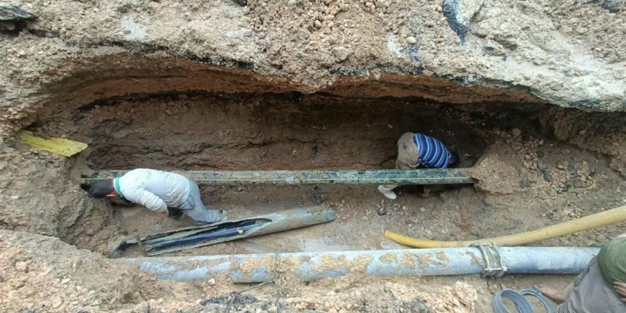 محافظ الشرقية: إصلاح كسر خطوط مياه الشرب بكفر العزازي بأبو حماد