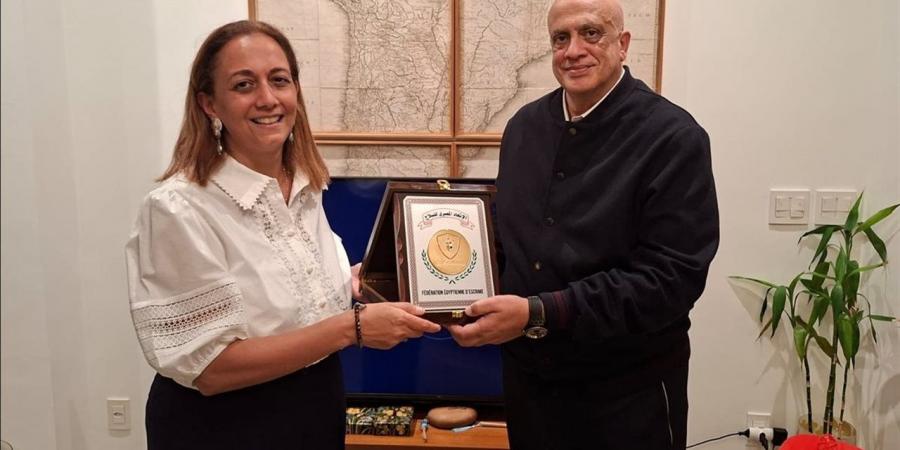 السفارة المصرية في البرازيل تكرم بعثة مصر للسلاح برئاسة طارق الحسيني