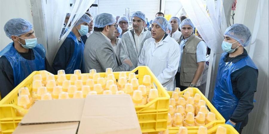 تصدير 50% من الإنتاج.. رئيس الوزراء يتفقد مصنعًا للألبان في بنها