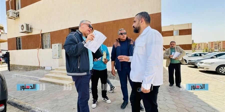 جولة لرئيس العبور الجديدة لمتابعة تطوير الحديقة المركزية