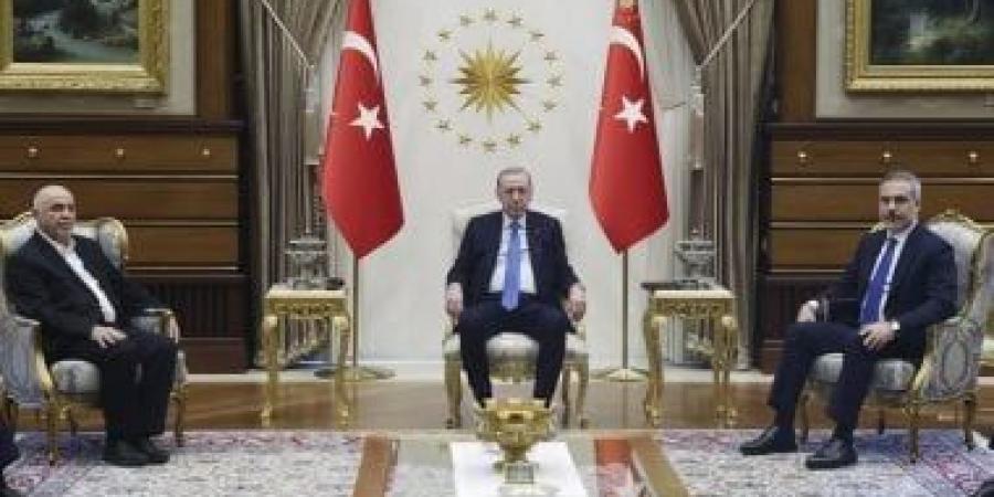 وفد حركة حماس يبحث مع الرئيس التركى مستجدات الأوضاع في قطاع غزة