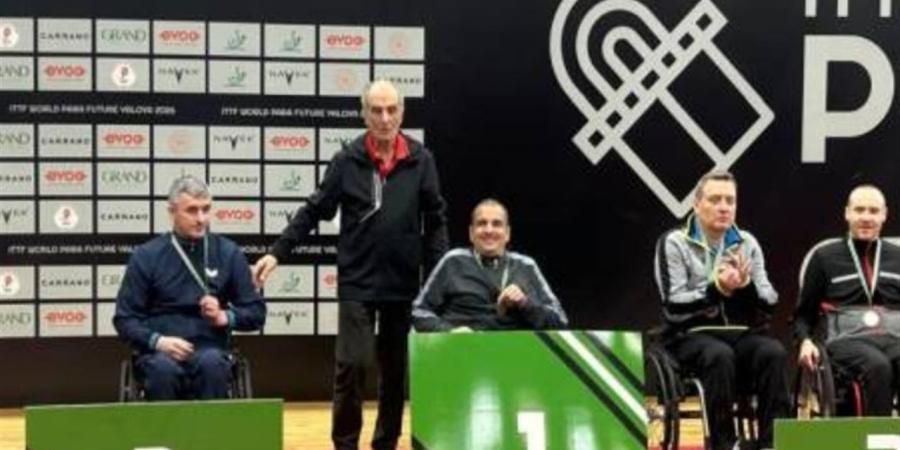 نائب مدير مركز خدمات الطلاب ذوي الإعاقة بجامعة دمنهور يحصد ذهبية تنس الطاولة