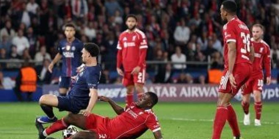 ليفربول يخسر ضد باريس سان جيرمان بدون أي تسديدة على المرمى فى غياب صلاح