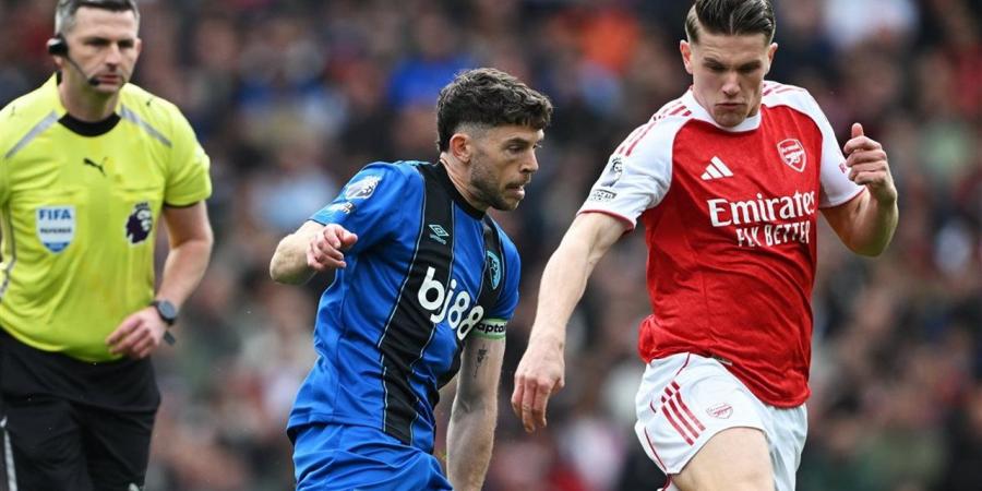 آرسنال يسقط أمام بورنموث ويمنح فرصة ذهبية لمانشستر سيتي للمنافسة على اللقب