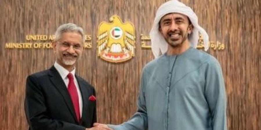 الإمارات والهند تبحثان مجمل تطورات الأوضاع فى المنطقة