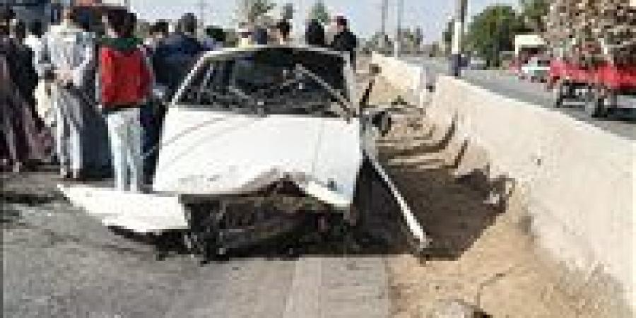 "العربية اتفحمت".. مصرع سائق في حادث مأساوي بطريق السويس ببدر