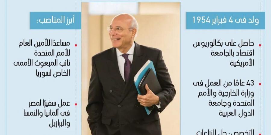 رمزي عز الدين.. أول مستشار سياسي لرئيس الجمهورية (إنفوجراف)