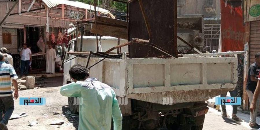 “شارع منظم.. رصيف آمن”.. رفع 40 حالة إشغال طريق وإزالة 50 تندة بالإسماعيلية