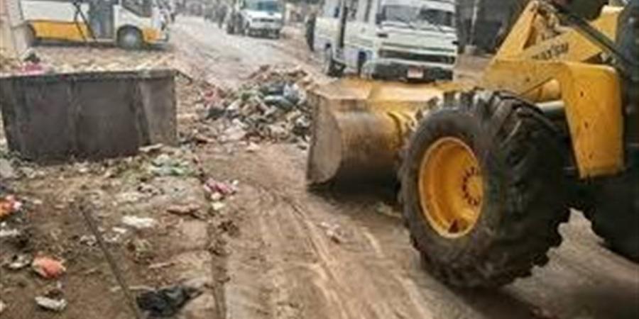 رفع 157 طن مخلفات من بني أحمد الغربية وتله وصفط الخمار وبني محمد سلطان بمركز المنيا