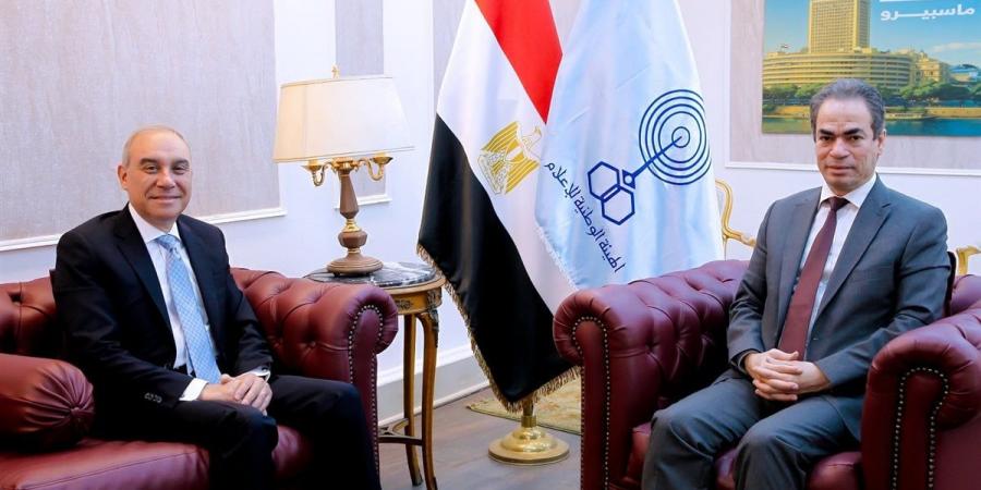 تفاصيل لقاء رئيس الهيئة العامة للاستعلامات مع رئيس الهيئة الوطنية للإعلام