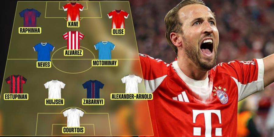 هاري كين يقود تشكيلة خرجت من الدوري الإنجليزي تسيطر على الكرة العالمية