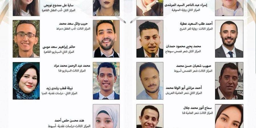 إعلان نتيجة مسابقة المواهب الأدبية (تحت سن 35 عامًا) فى دورتها الثامنة