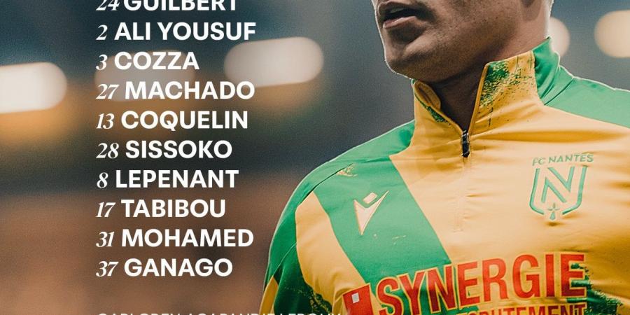مصطفى محمد يقود هجوم نانت ضد بريست في الدوري الفرنسي