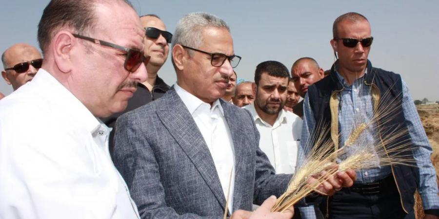 محافظ بني سويف يفتتح موسم حصاد القمح ويوجه رسائل دعم للمزارعين ويؤكد جاهزية مواقع الاستلام