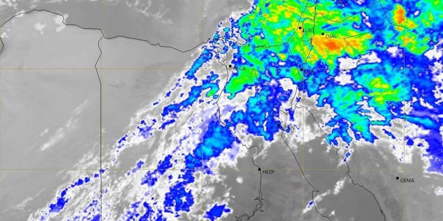 الأقمار الصناعية ترصد سحب ممطرة تضرب جنوب البلاد.. وأجواء ربيعية متقلبة