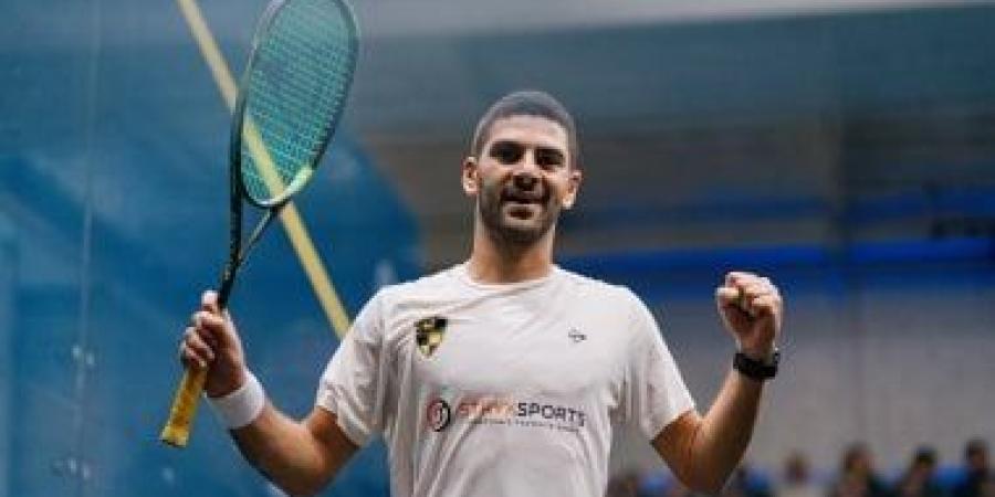 علي أبو العينين يواجه يوسف سليمان في نهائي مصري ببطولة هامبورج للاسكواش
