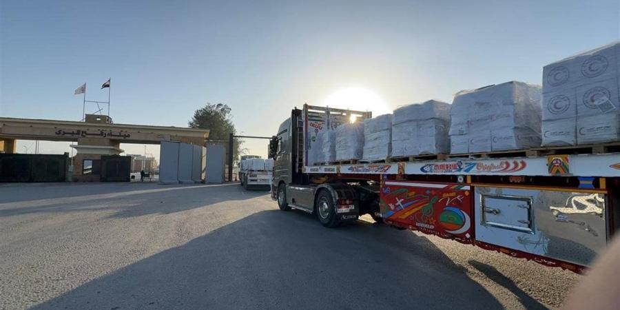 الهلال الأحمر المصري يستعد لإطلاق القافلة 179 إلى غزة