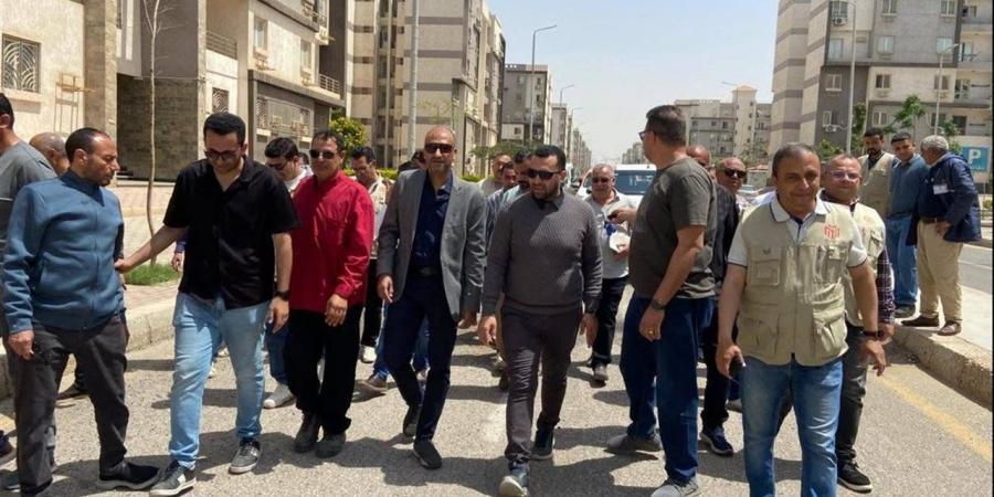 جولة تفقدية لرئيس جهاز الشروق داخل مشروع سكن مصر