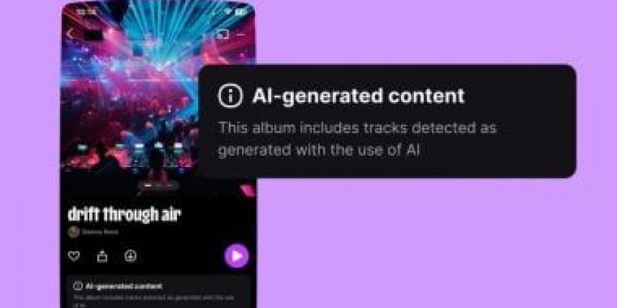 Deezer تحذر: 44% من الأغانى الجديدة مصنوعة بالذكاء الاصطناعى