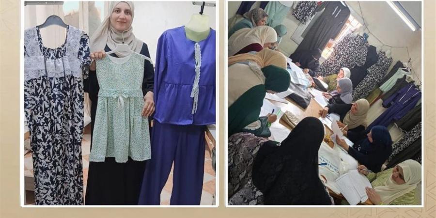 مديرية العمل بالغربية تنظم الاختبار الختامي للمتدربات في دورة "التفصيل والخياطة" بالسنطة