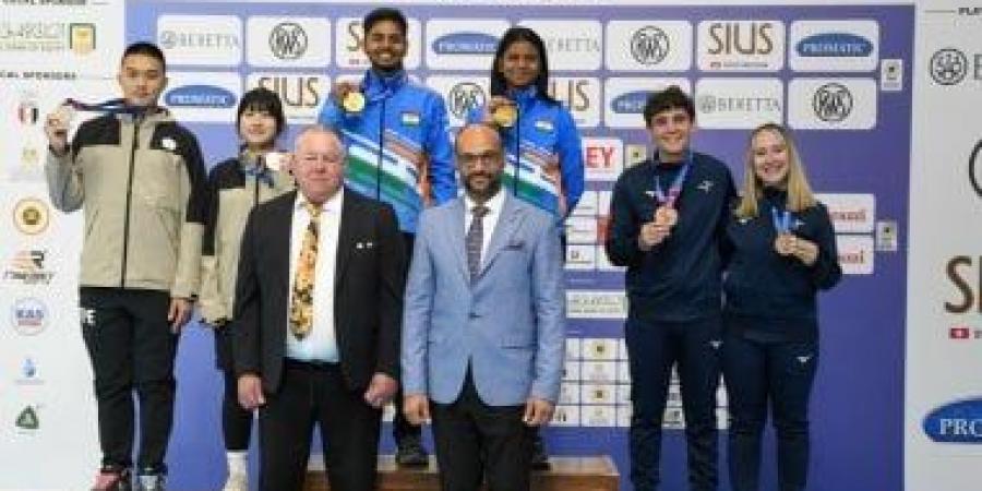 أرقام قياسية في العاصمة الجديدة ببطولة العالم للرماية للناشئين