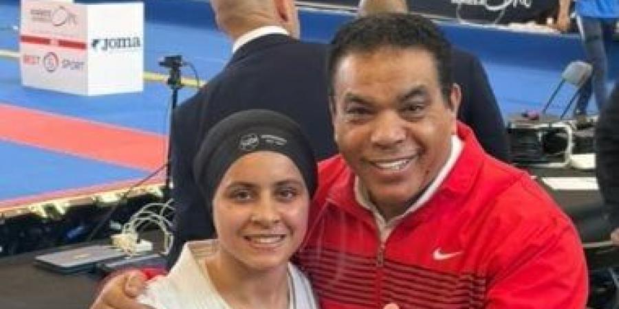 آلاء أيمن تنتزع الميدالية البرونزية في الدوري العالمي للكاراتيه