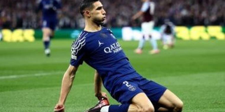 باريس سان جيرمان يعلن غياب أشرف حكيمي أمام بايرن ميونيخ بسبب الإصابة