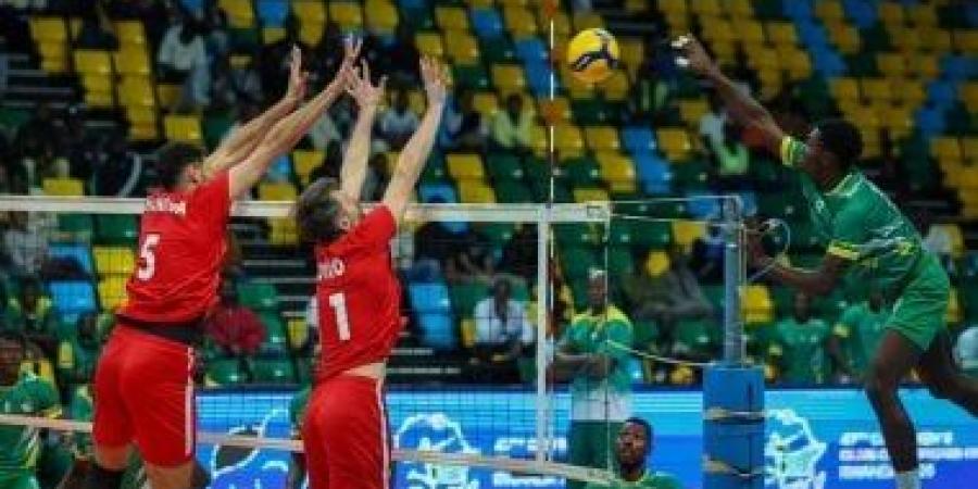 الأهلى يهزم بطل غانا فى ثمن نهائى بطولة أفريقيا لرجال الطائرة