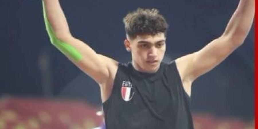 محمد أسامة يحقق ذهبية مصرية فى رمي الرمح بالبطولة العربية بتونس