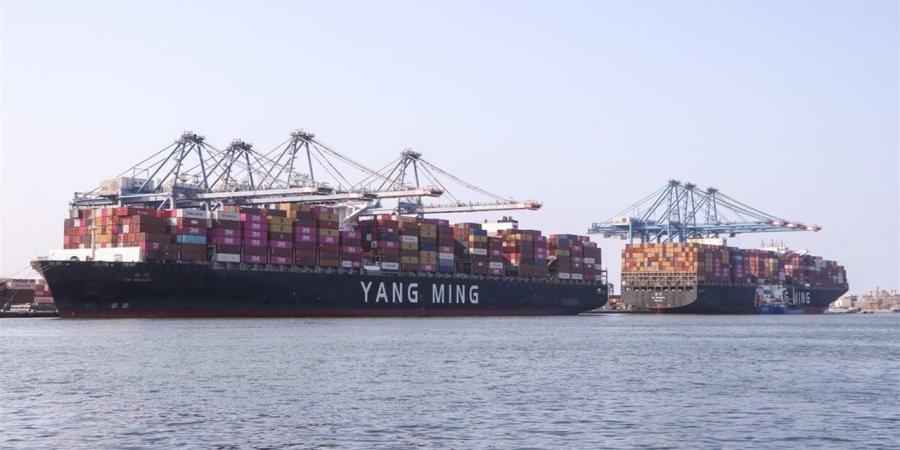 ميناء دمياط يستقبل سفينة حاويات عملاقة من سنغافورة