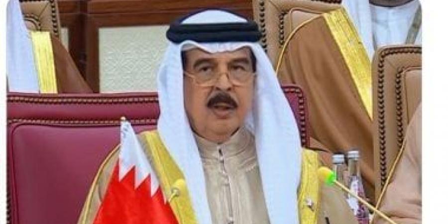 ملك البحرين يؤكد رفض العدوان الإيرانى ويشدد على وحدة الصف