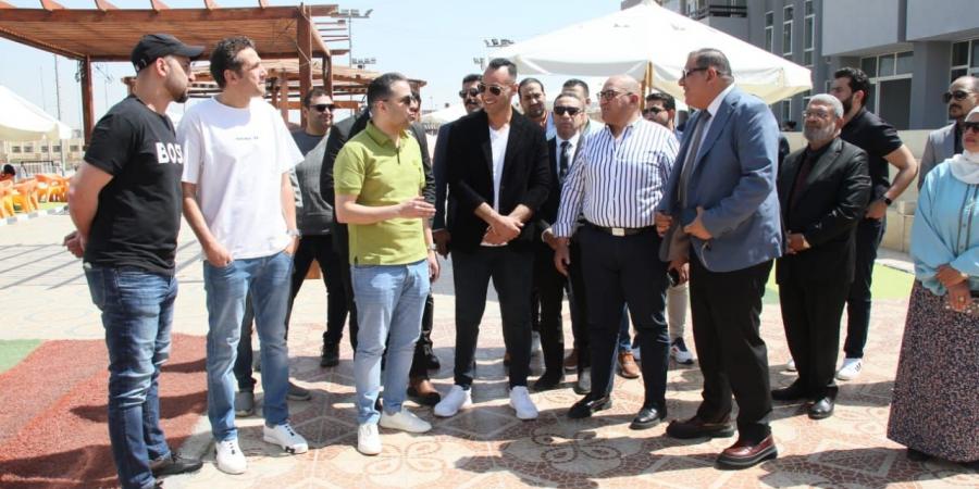 التنمية الشبابية بزايد تكرم الرموز والمسئولين بعد تطوير المركز بحضور محمد فضل