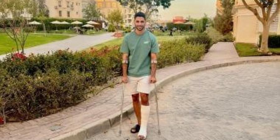 محمود الجزار يضع قدمه فى الجبس ويغيب عن البنك الأهلى بالدورى