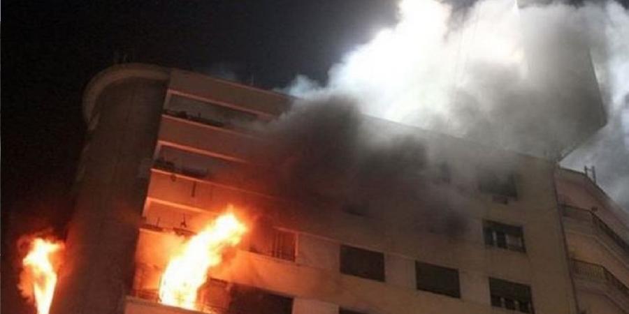 مصرع أب وإصابة زوجته و6 من أبنائه في حريق شقة سكنية بالفيوم