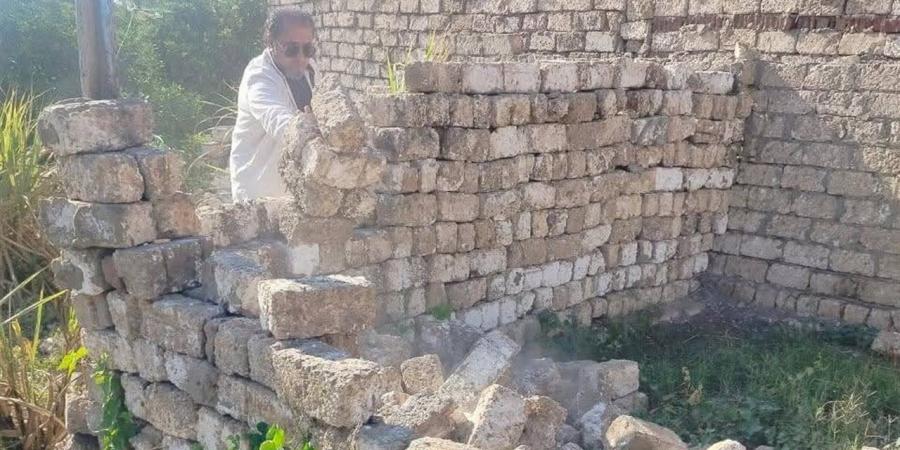 إزالة 15 حالة تعديات على الأراضى الزراعية فى حملة مكبرة بكفر شكر