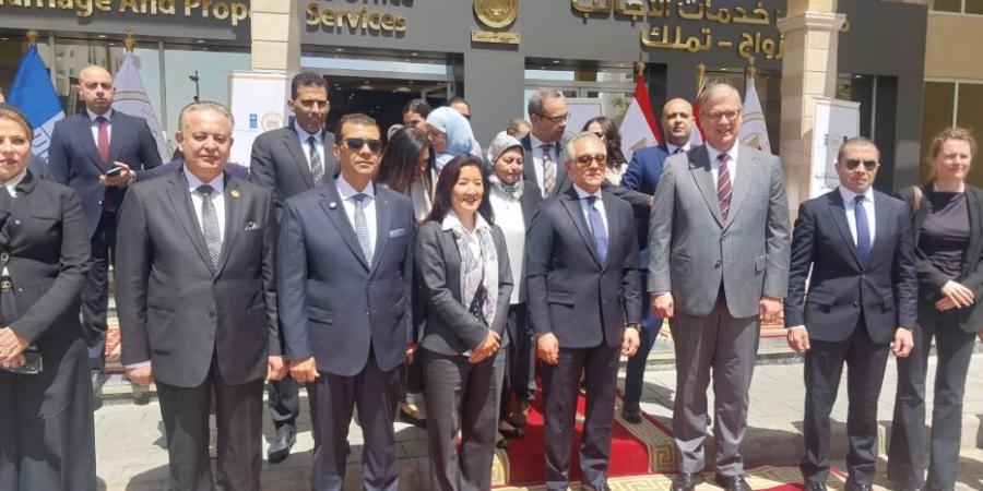 وزير العدل يفتتح مكتب المساعدة القانونية للأجانب بالعاصمة الإدارية