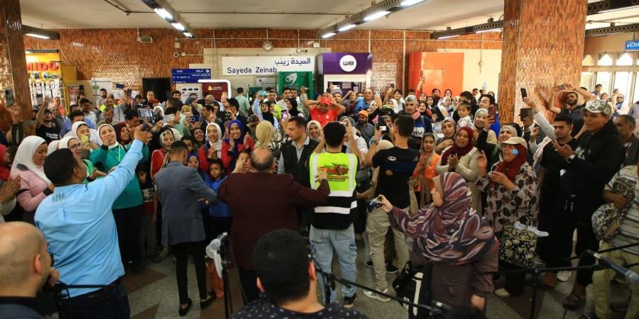 الثقافة تواصل رحلتها فى محطة مترو السيدة زينب دعما لأطفال المستشفيات